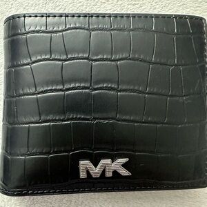 Michael Kors Men's Rivington Billfold Wallet with Passcase / brand new